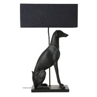 Lampe chien et abat-jour noirs | Maisons du Monde