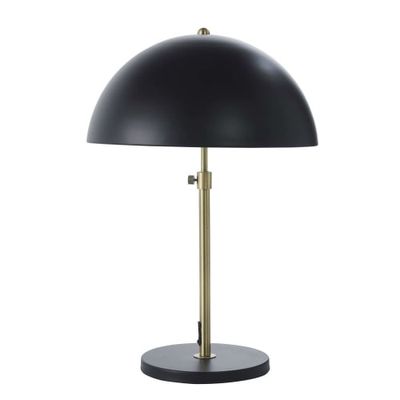 Lampe vintage réglable en métal doré et noir | Maisons du Monde