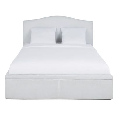 Lit 160x200 beige grisé | Maisons du Monde