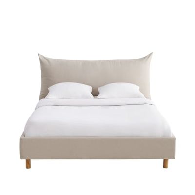 Lit 180x200 beige | Maisons du Monde