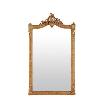 Miroir à moulures dorées 104x185 | Maisons du Monde