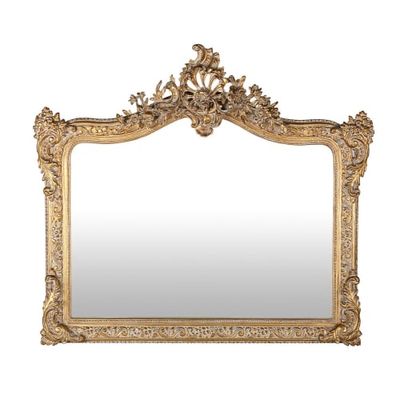 Miroir à moulures dorées 114x100 | Maisons du Monde