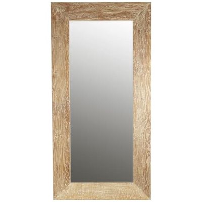 Miroir en hévéa blanchi 100x200 | Maisons du Monde