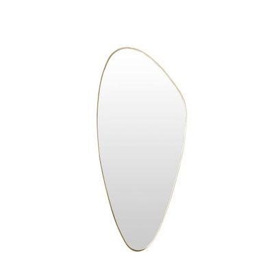 Miroir en métal doré 57x127 | Maisons du Monde