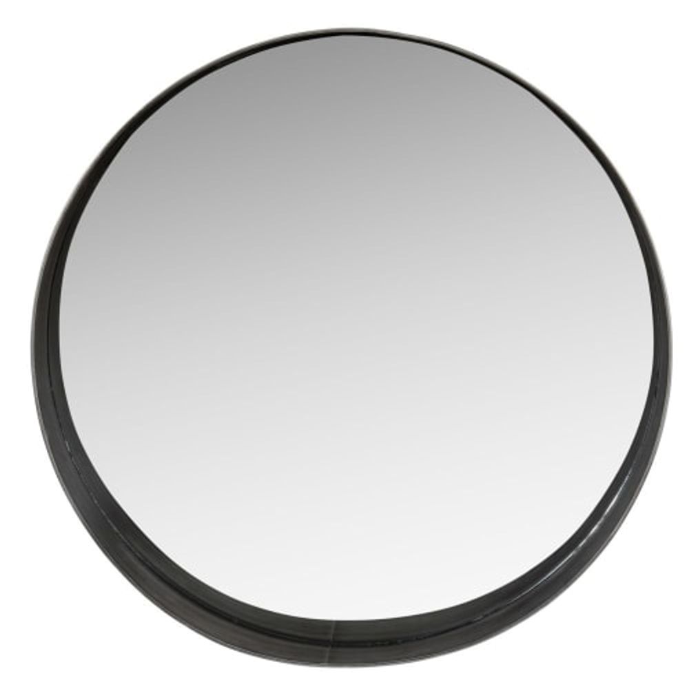 Miroir en métal noir D66 | Maisons du Monde