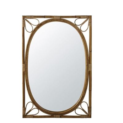 Miroir en rotin 61x90 | Maisons du Monde