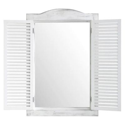 Miroir fenêtre blanc 47x71 | Maisons du Monde