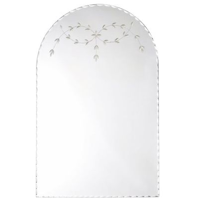 Miroir gravé effet vieilli 70x110 | Maisons du Monde