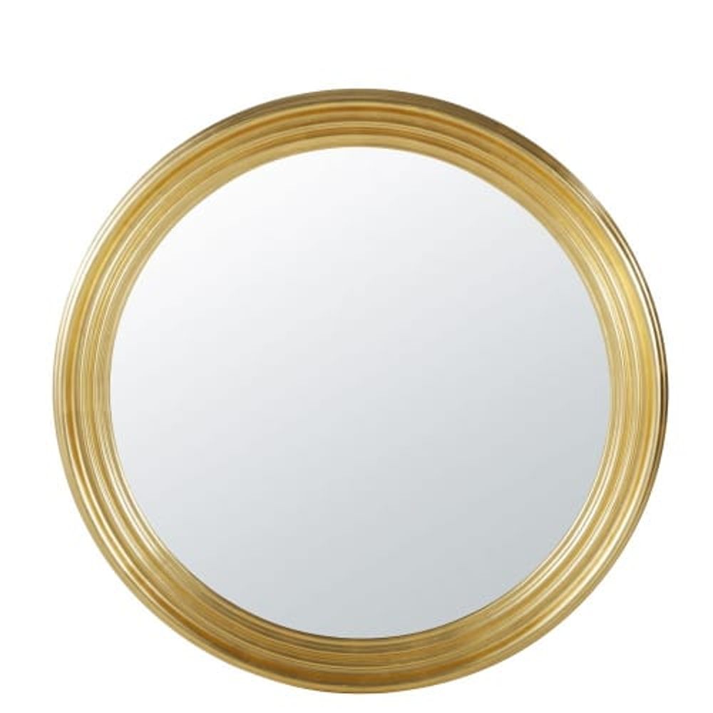 Miroir rond à moulures dorées D120 | Maisons du Monde