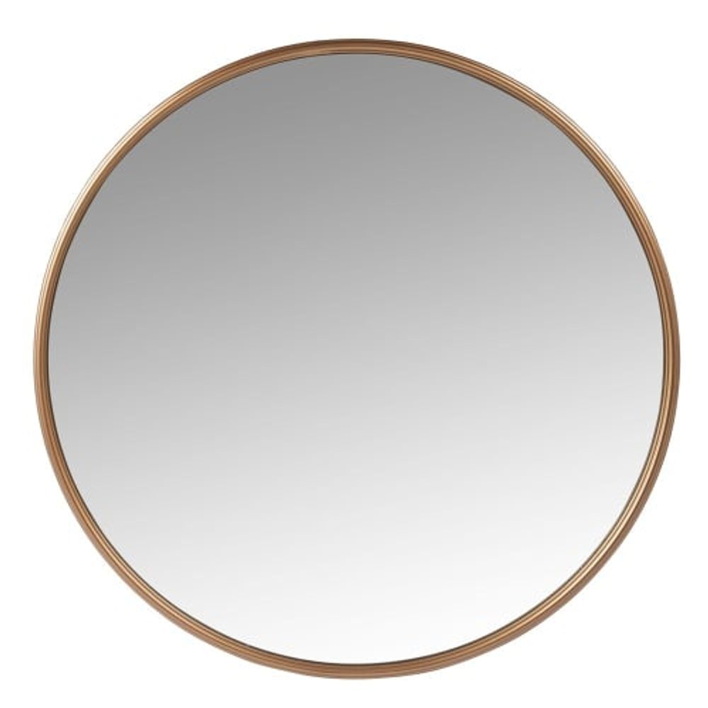 Miroir rond doré D81 | Maisons du Monde