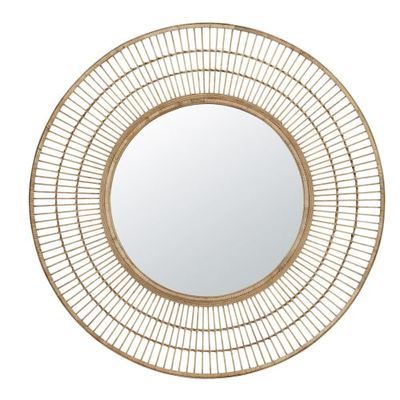 Miroir rond en bambou D99 | Maisons du Monde