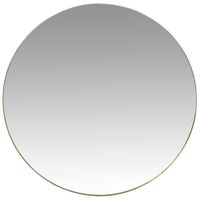 Miroir rond en métal doré D90 | Maisons du Monde