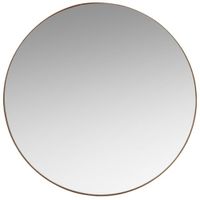 Miroir rond en métal doré mat D48 | Maisons du Monde