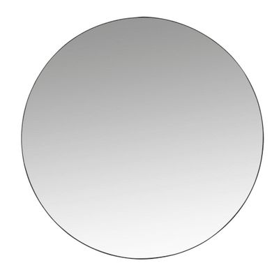 Miroir rond en métal noir D70 | Maisons du Monde