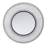 Miroir rond en métal tressé D100 | Maisons du Monde