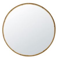 Miroir rond en rotin D100 | Maisons du Monde
