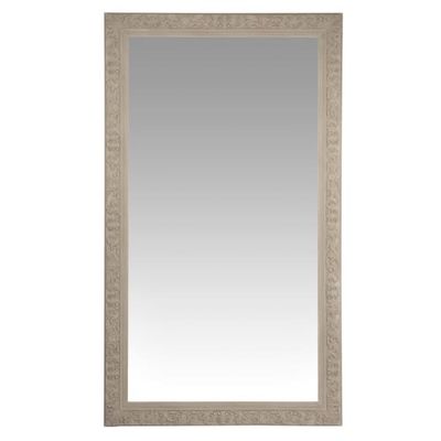 Miroir sculpté beige 120x210 | Maisons du Monde
