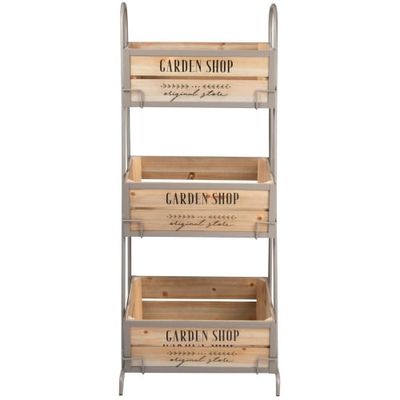 Petit meuble de rangement 3 cagettes | Maisons du Monde