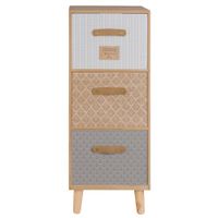 Petit meuble de rangement tiroirs à motifs | Maisons du Monde