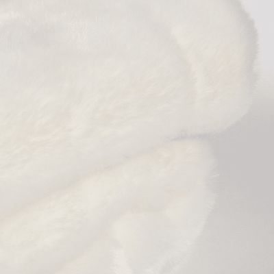 Plaid en fausse fourrure blanc 150 x 180 cm | Maisons du Monde