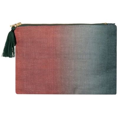 Pochette verte et rose | Maisons du Monde