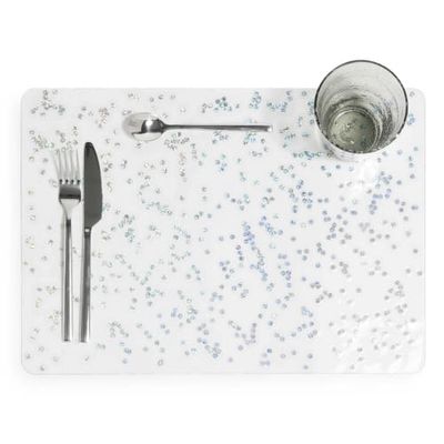 Set de table Confetti argent | Maisons du Monde