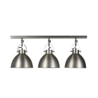 Suspension 3 abat-jours orientables en métal gris argenté | Maisons du Monde
