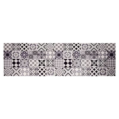 Tapis en vinyle motifs carreaux de ciment 60x199 | Maisons du Monde
