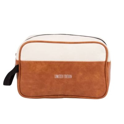Trousse blanche et marron | Maisons du Monde