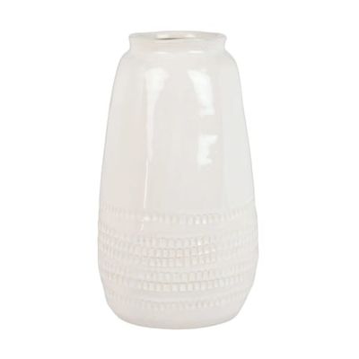 Vase en grès blanc H29 | Maisons du Monde