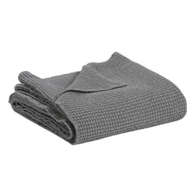 Jete  en coton tourterelle 260 x 260 MAIA