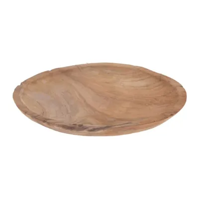 Centre de table en bois de teck D38cm NATURE