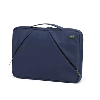 Porte-documents et ordinateur en PVC bleu PREMIUM SLIM LAPTOP BAG