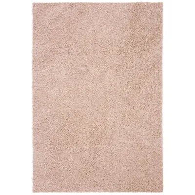 Tapis de salon interieur hirsute en beige
