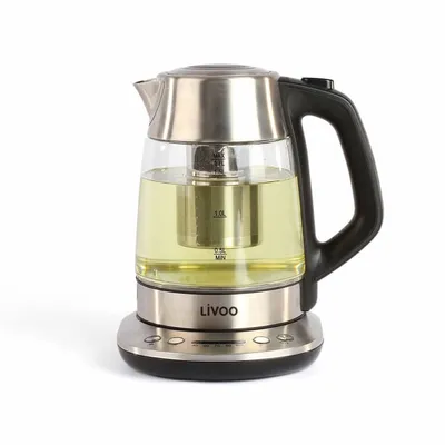 Théière - Bouilloire électrique en verre gris DOD165
