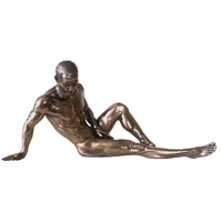 Statuette en résine homme nu H12cm NU
