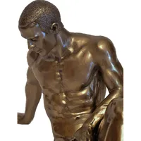 Statuette en résine homme nu H12cm NU