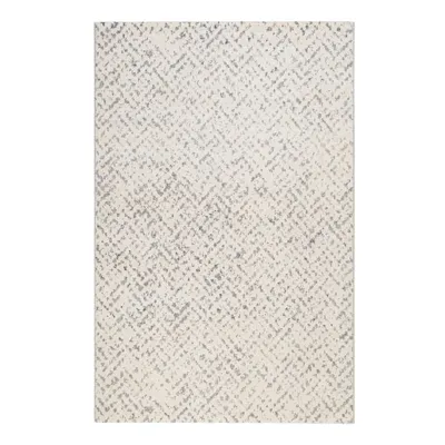 Tapis exterieur design motif tons de  bleu beige 120x170 AMBER