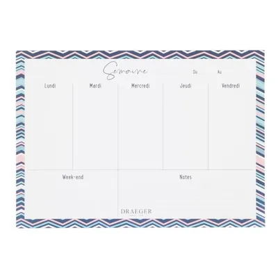 Planner Semainier - 52 Feuilles Détachables