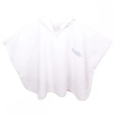 Poncho de bain -2 ans alphabet bleu ciel ALPHABET CIEL
