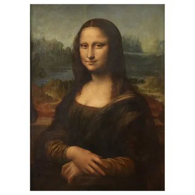 Tableau impression sur toile La Joconde Leonardo Da Vinci 50x70cm
