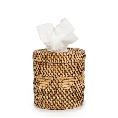 Boîte à mouchoirs en papier brun naturel COLONIAL