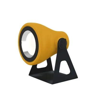 Lampe à poser extérieur polyéthylène h25-30cm jaune