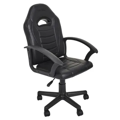 Chaise de bureau à roulettes Noir RACER