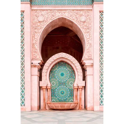 Tableau sur toile architecture marocaine 65x97 cm CLASSIQUE INTEMPOREL