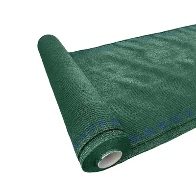 Brise vue toile extérieur 2x50 mt en polyéthylène Hdpe vert SOLE