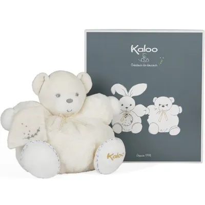 Peluche patapouf ourson crème Perle (25 cm)