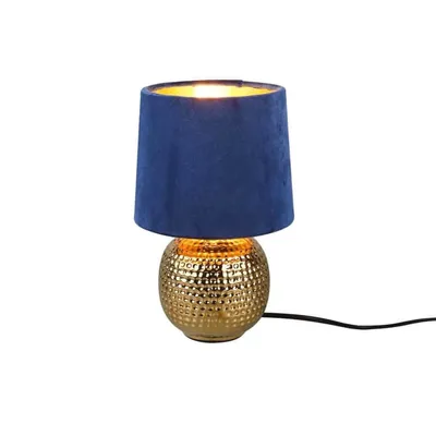 Lampe design en céramique bleu SOPHIA