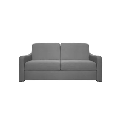 Canapé convertible 3 places  en tissu gris NASSAU