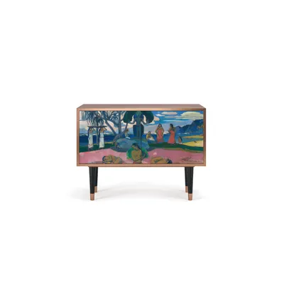 Buffet bas  multicolore 2 portes L 94 cm DAY OF THE GOD BY PAUL GAUGUIN